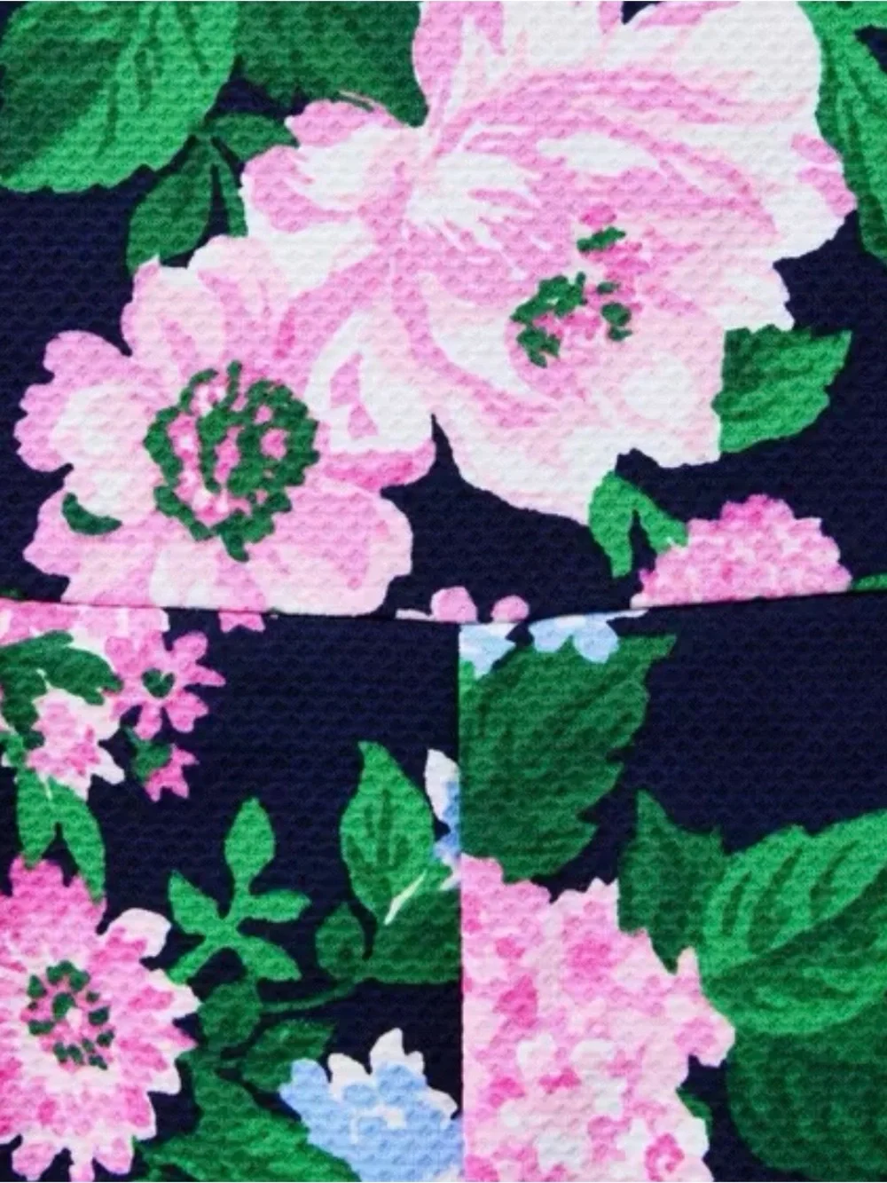 Janie and Jack Navy Pink Merchant Marine Floral Pique Romper 3 EUC Ruffle Outfit